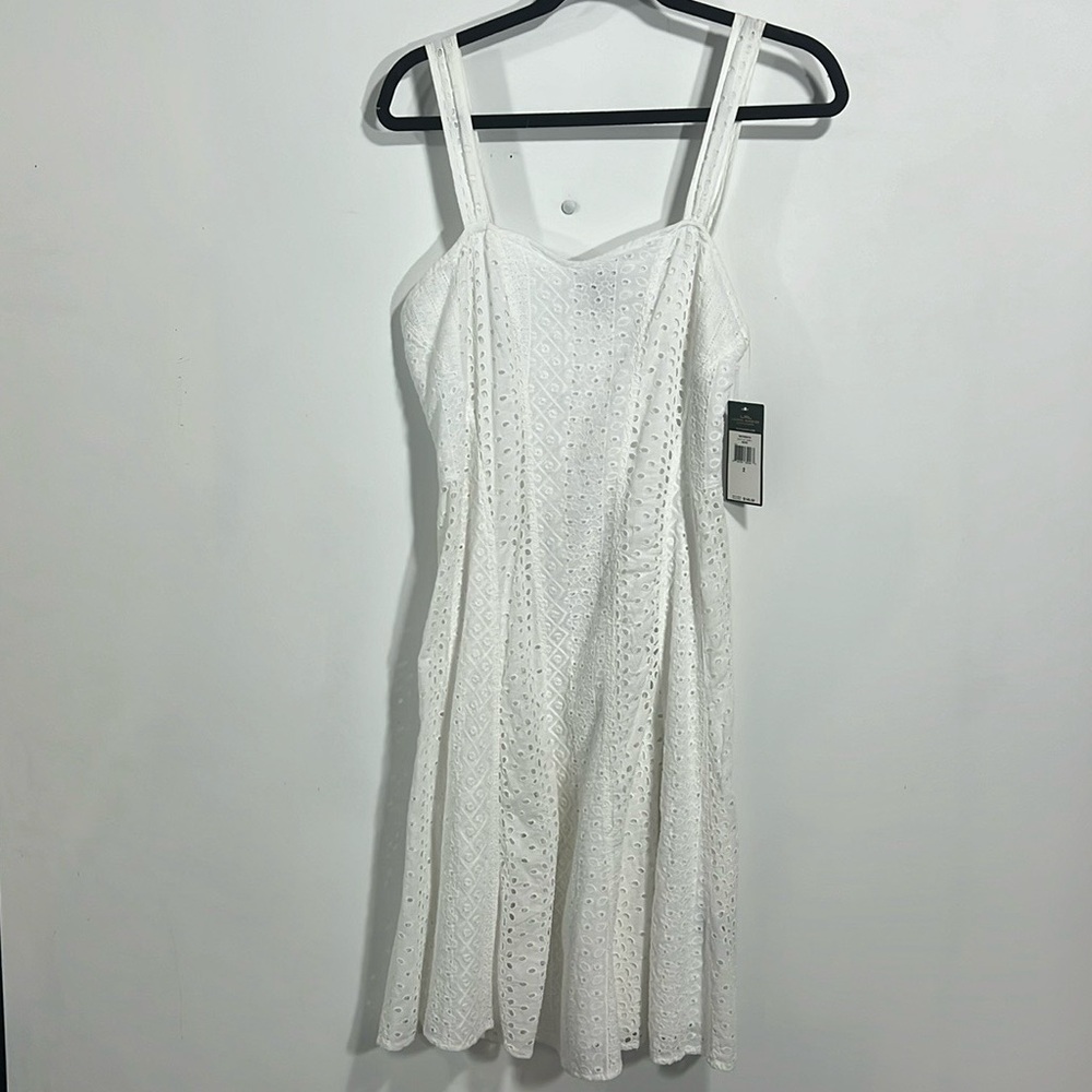 LRL LAUREN JEANS CO RALPH  LAURENB WHITE DRESS SIZE 2